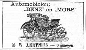 Advertentie omstreeks 1900