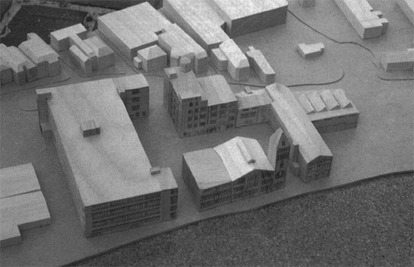 De maquette van het Verkade complex