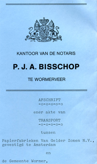 Akte van Transport VGZ complex
