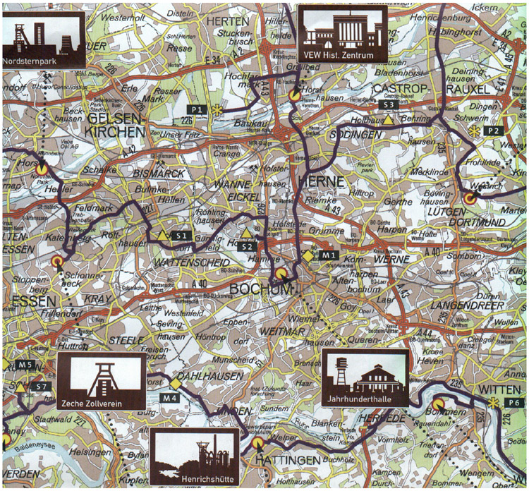 route industriekultur im Ruhrgebiet