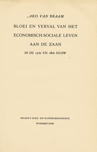 economisch-sociale leven aan de Zaan