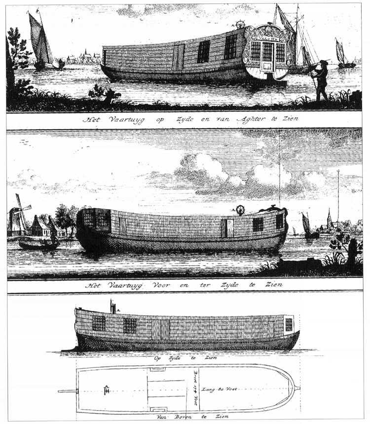 De prospectus met de tekening