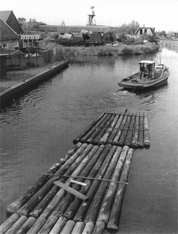 Houttransport in het Westzijderveld