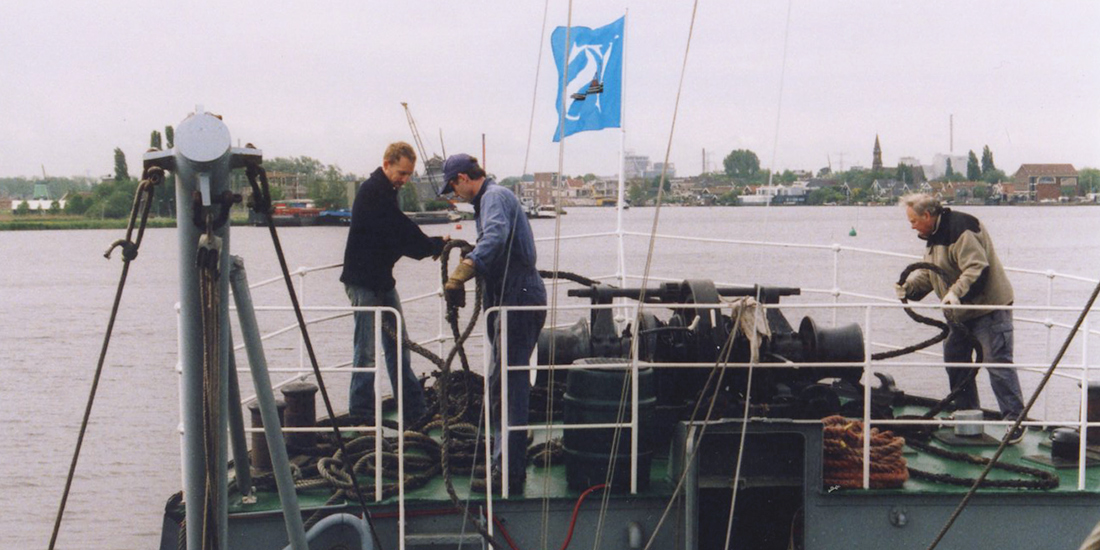 HMS Elfin op het Zaandijker wijd