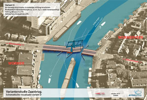 Ontwerpvarianten Zaanbrug