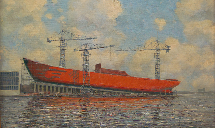 maritieme tentoonstelling, scheepsbouw