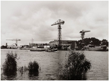 maritieme tentoonstelling, scheepsbouw